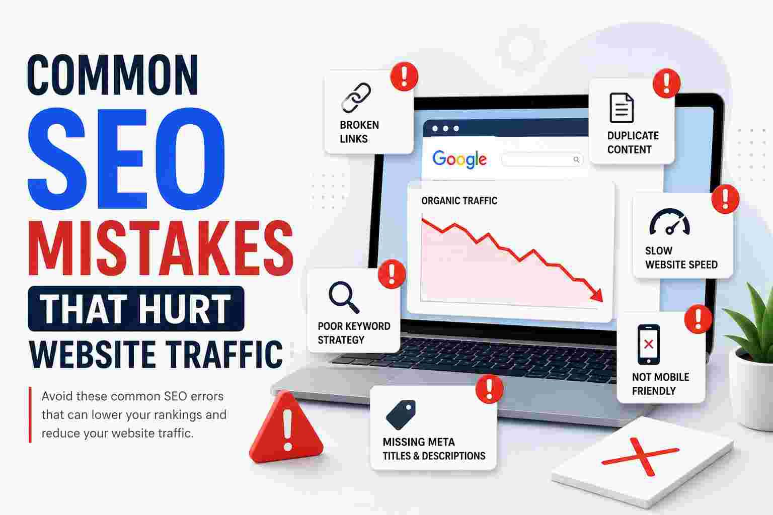 Common SEO Mistakes That Hurt Website Traffic