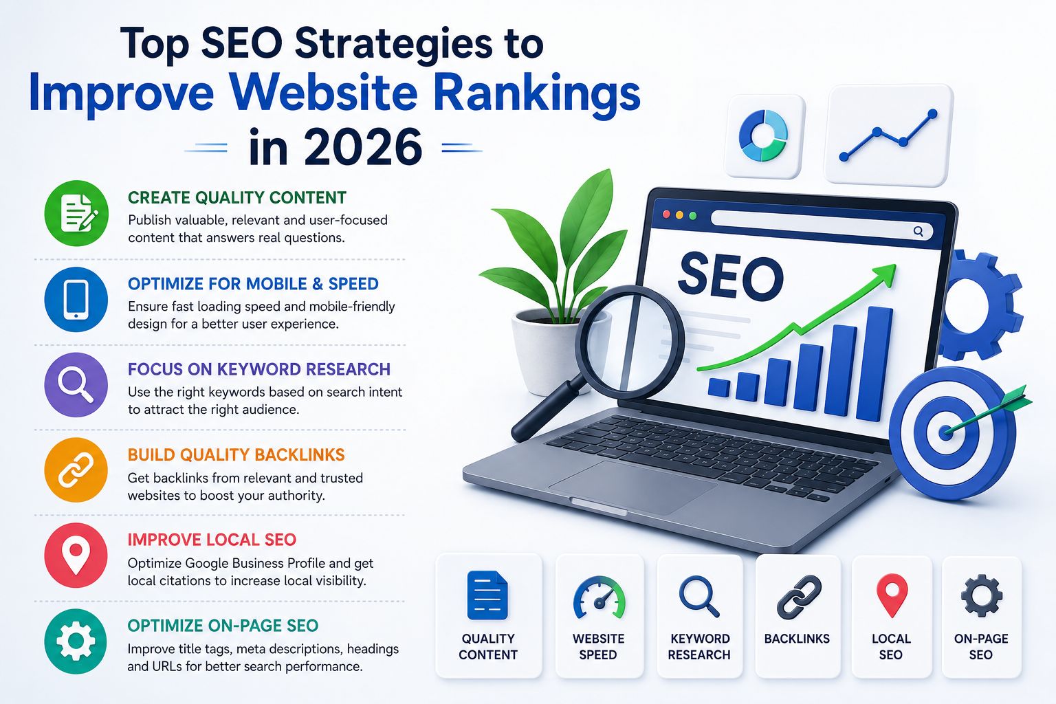 Top SEO Strategies to Improve Website Rankings in 2026